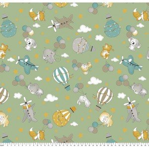 Bichinhos e Balões cor 03 (Verde) 